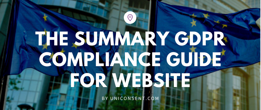 GDPR Summary: Website GDPR Compliance Guide